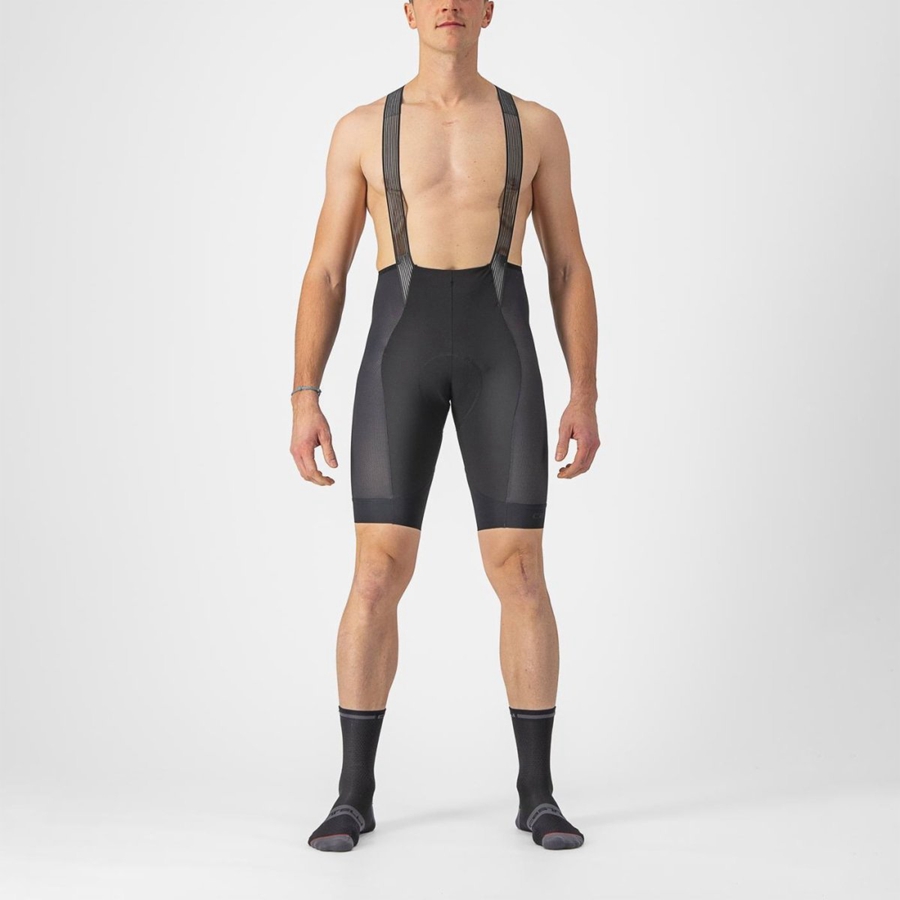 Castelli INSIDER 2 Miesten Bib Shortsit Mustat | IMZY-50416