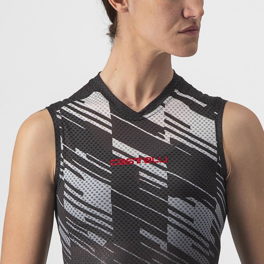 Castelli INSIDER W SLEEVELESS Naisten Pelipaita Mustat | BEDQ-68537