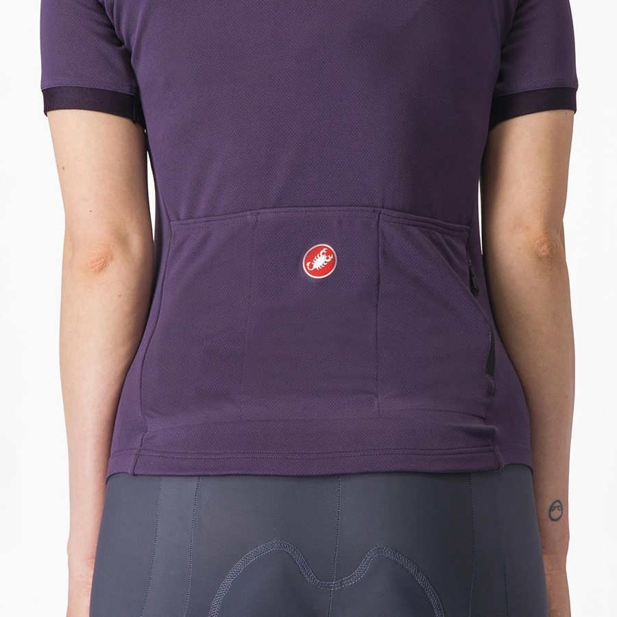 Castelli LIBERA Naisten Pelipaita Violetit | CGSY-70582