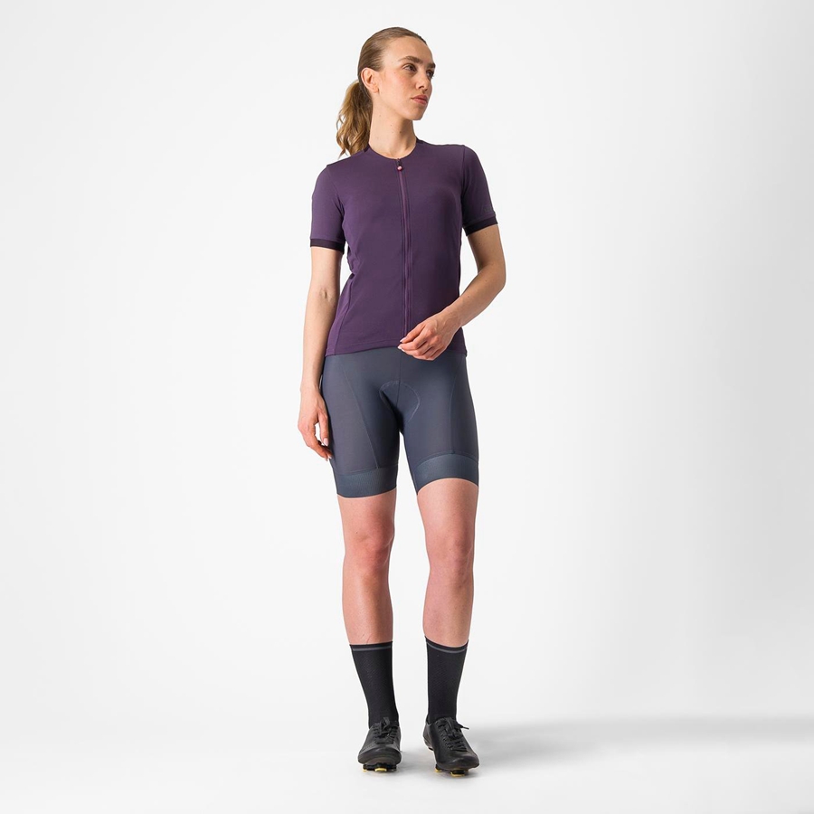 Castelli LIBERA Naisten Pelipaita Violetit | CGSY-70582