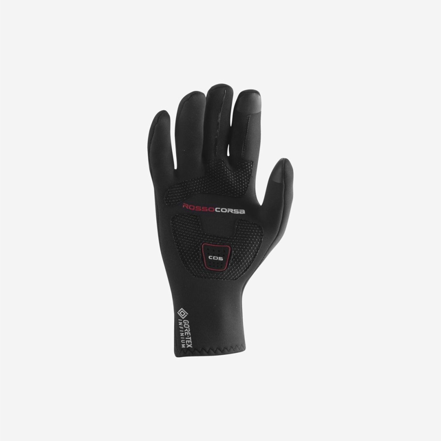 Castelli PERFETTO MAX Miesten Käsineet Mustat | LVPU-29485