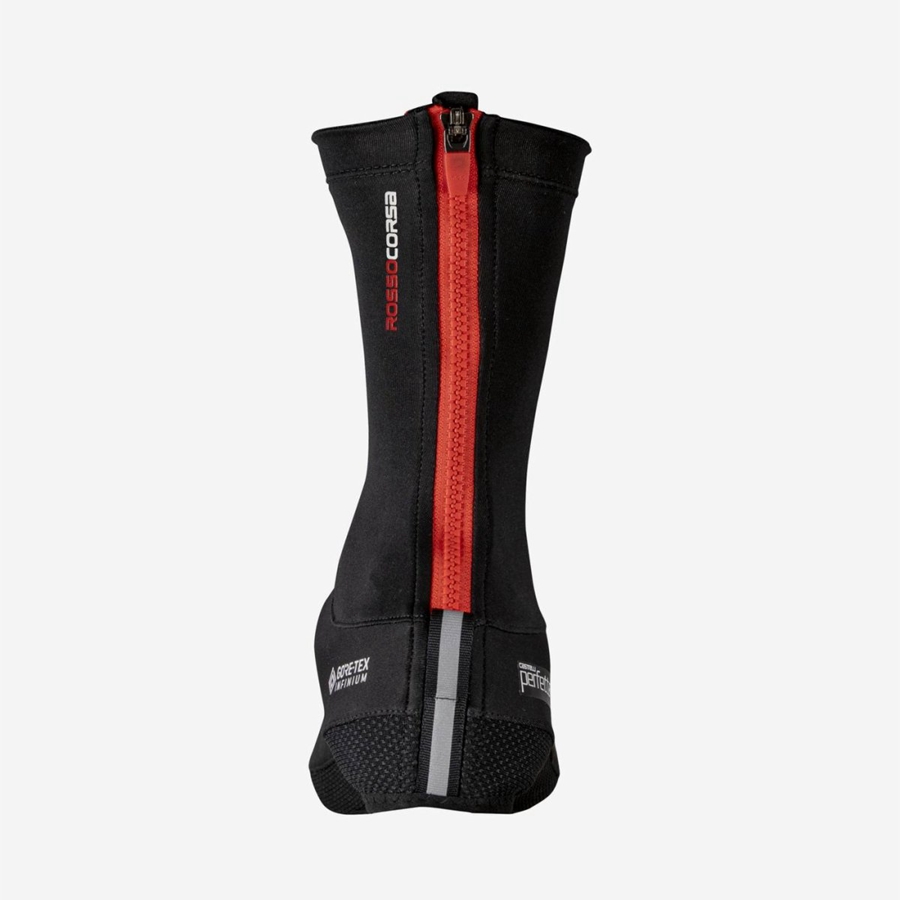 Castelli PERFETTO Miesten Kengänsuojat Mustat | JXMN-35148