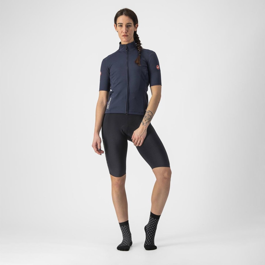 Castelli PERFETTO RoS 2W WIND Naisten Takit Sininen | FAUG-57291