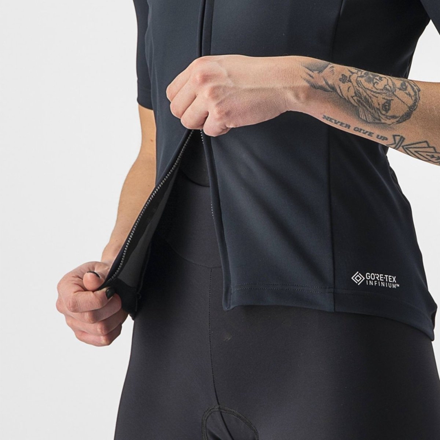 Castelli PERFETTO RoS 2W WIND Naisten Takit Mustat | DBQC-14625