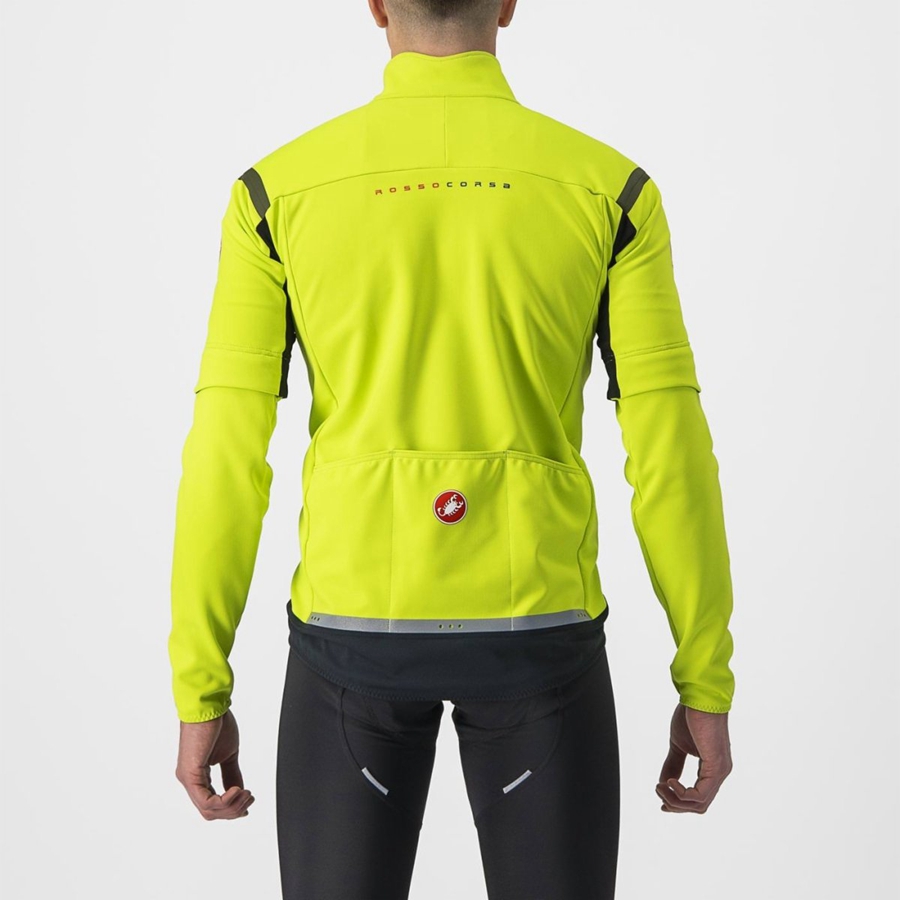 Castelli PERFETTO RoS 2 CONVERTIBLE Miesten Takit Vaaleanvihreä Tummanharmaat | PQBH-81594