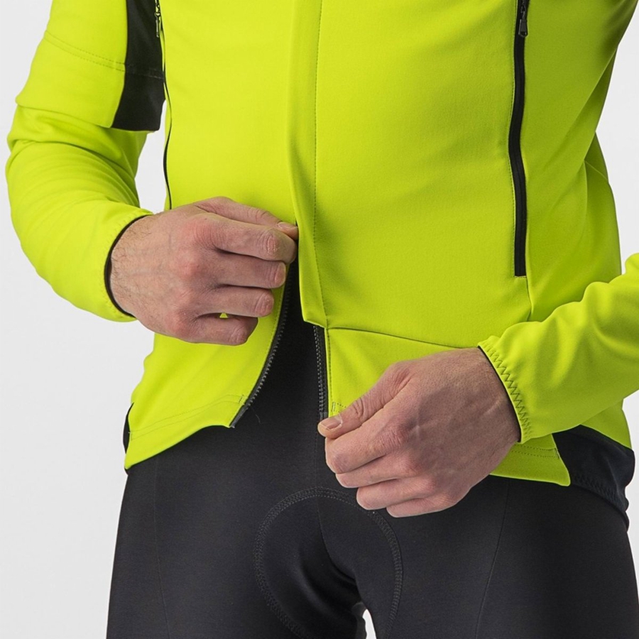 Castelli PERFETTO RoS 2 CONVERTIBLE Miesten Takit Vaaleanvihreä Tummanharmaat | PQBH-81594