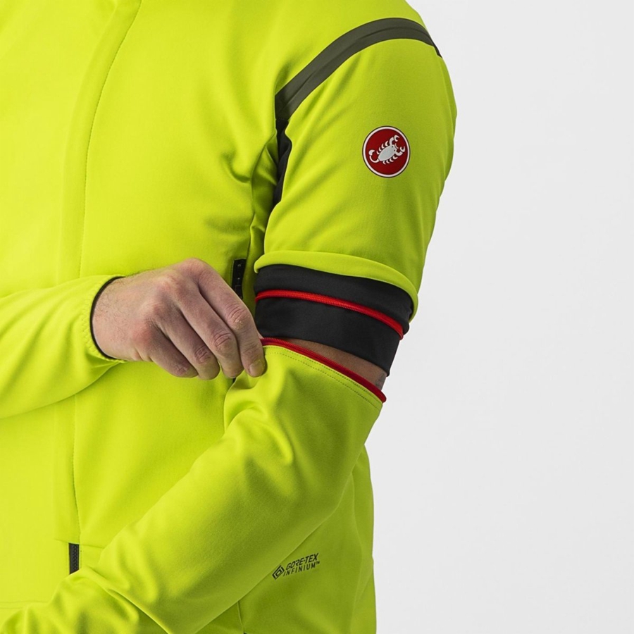 Castelli PERFETTO RoS 2 CONVERTIBLE Miesten Takit Vaaleanvihreä Tummanharmaat | PQBH-81594