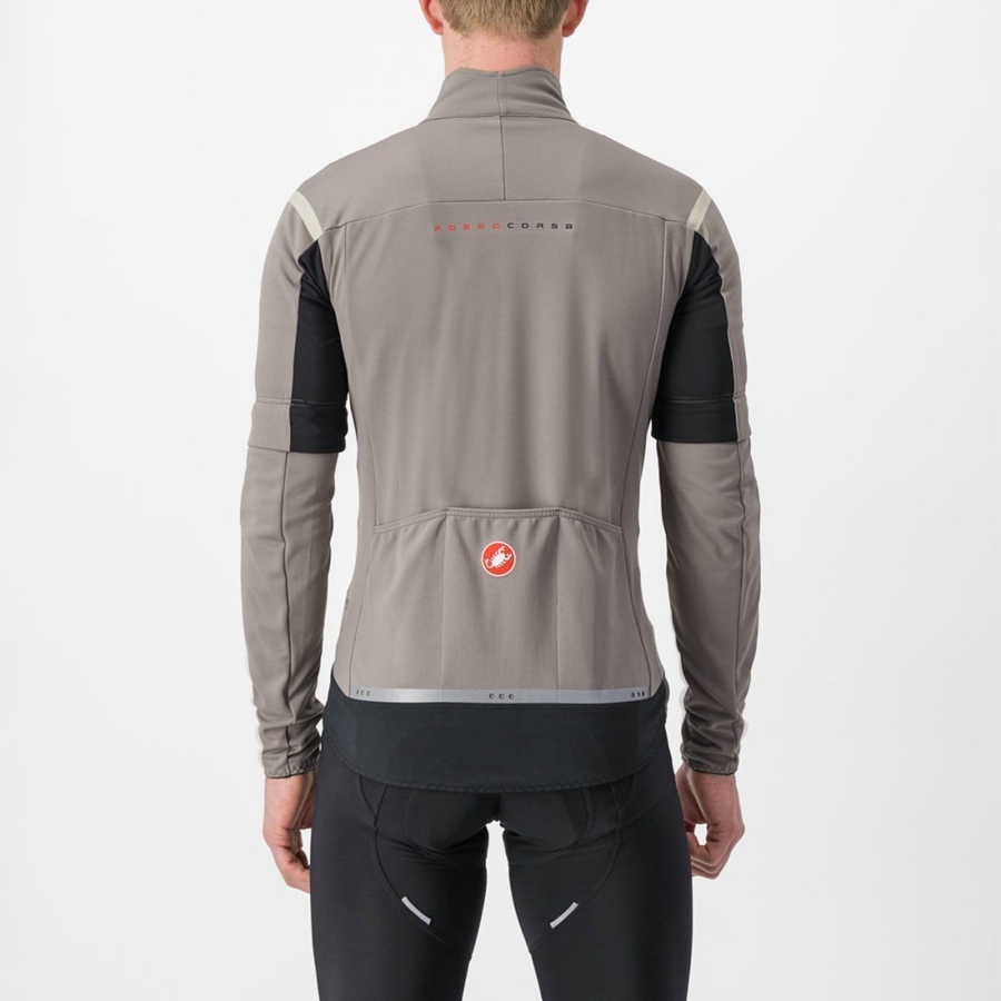 Castelli PERFETTO RoS 2 CONVERTIBLE Miesten Takit Harmaat Khaki Harmaat | WMDB-05629