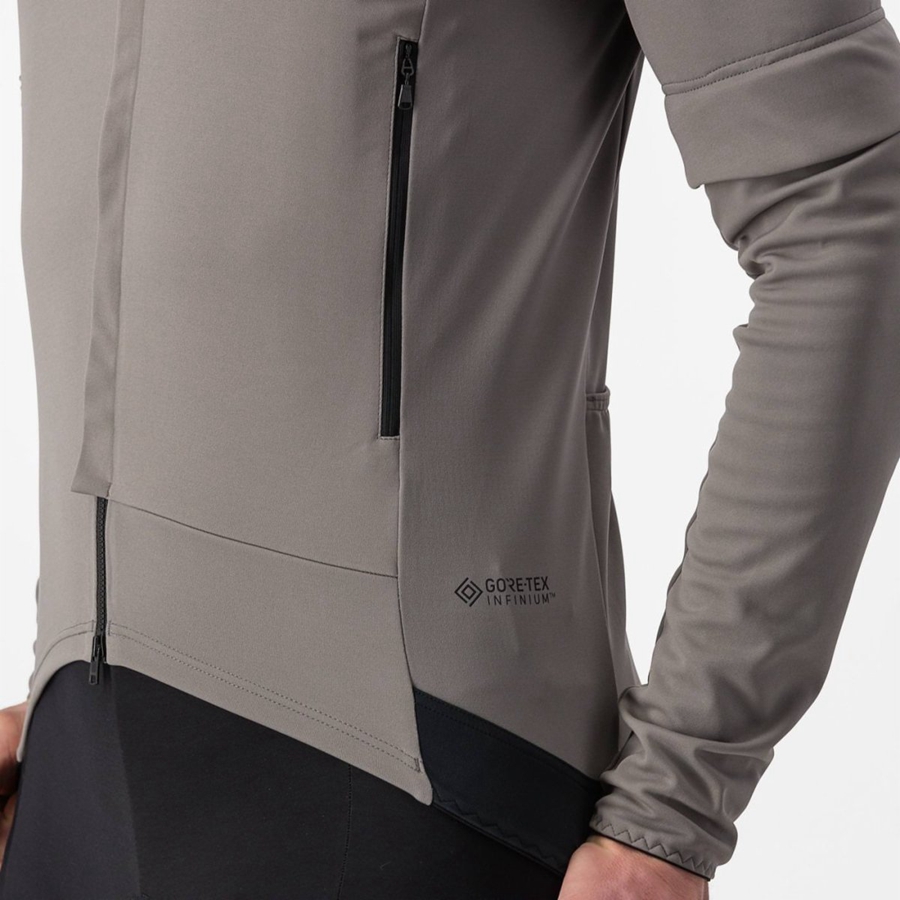 Castelli PERFETTO RoS 2 CONVERTIBLE Miesten Takit Harmaat Khaki Harmaat | WMDB-05629