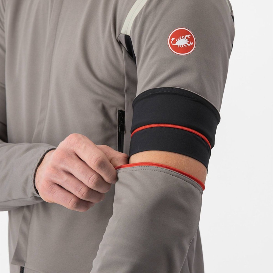 Castelli PERFETTO RoS 2 CONVERTIBLE Miesten Takit Harmaat Khaki Harmaat | WMDB-05629