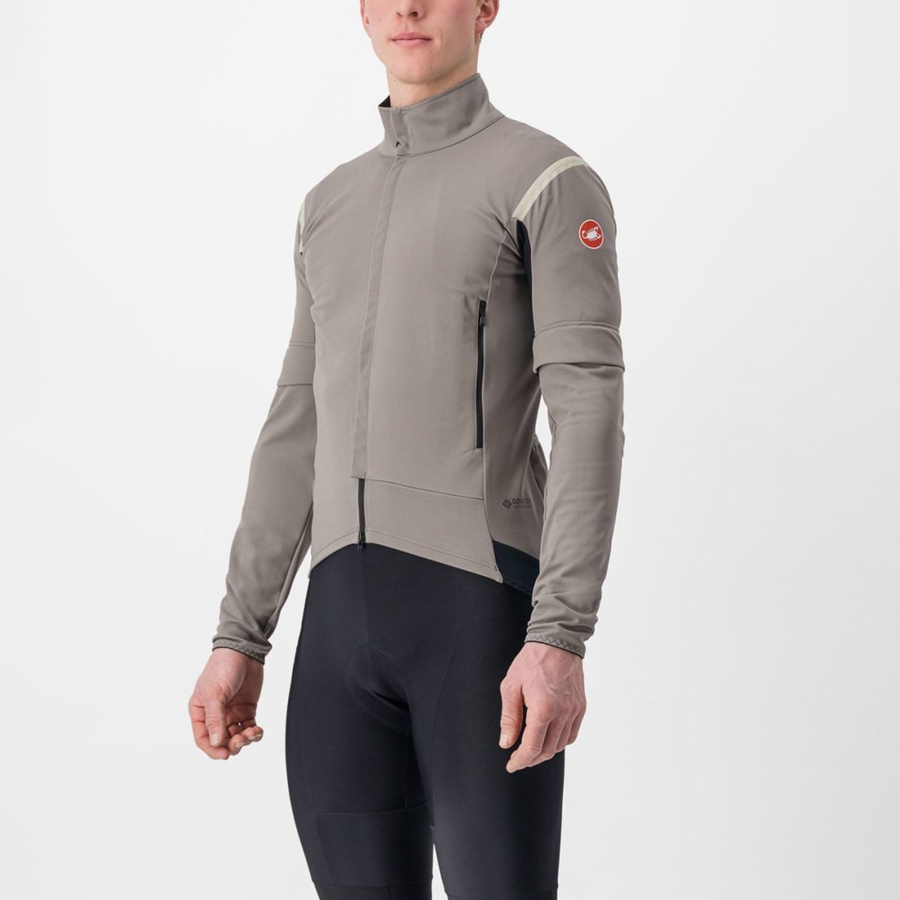 Castelli PERFETTO RoS 2 CONVERTIBLE Miesten Takit Harmaat Khaki Harmaat | WMDB-05629