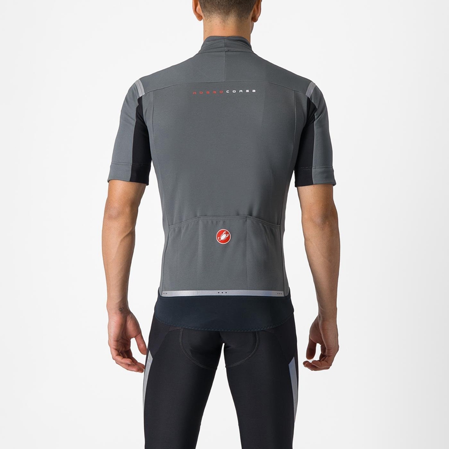 Castelli PERFETTO RoS 2 CONVERTIBLE Miesten Takit Harmaat Hopea | TXIZ-97450