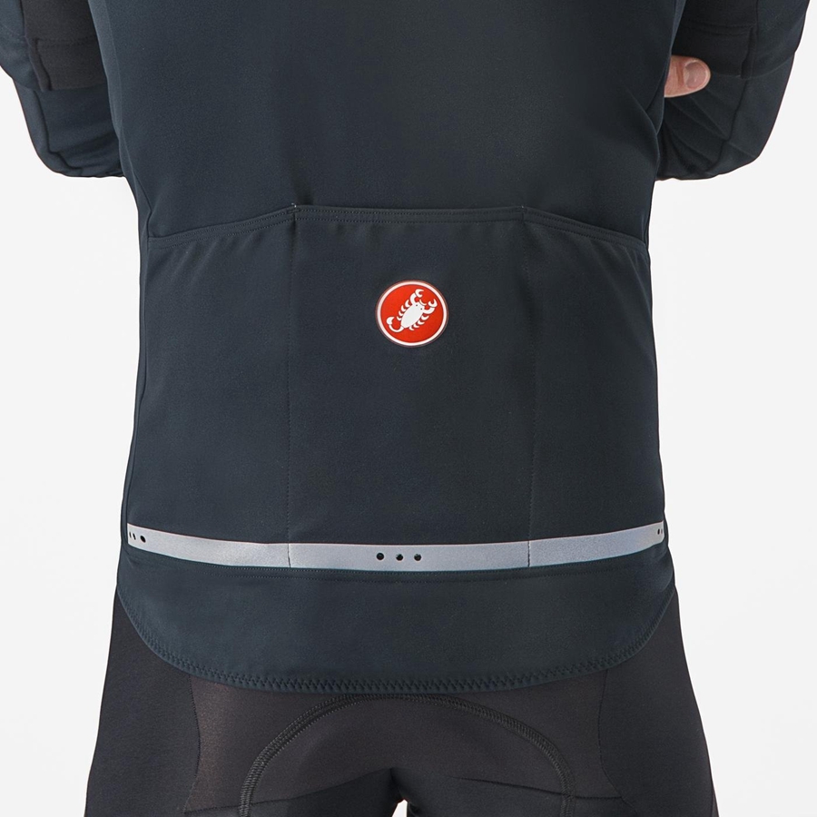 Castelli PERFETTO RoS 2 CONVERTIBLE Miesten Takit Mustat Mustat | BFGP-65493