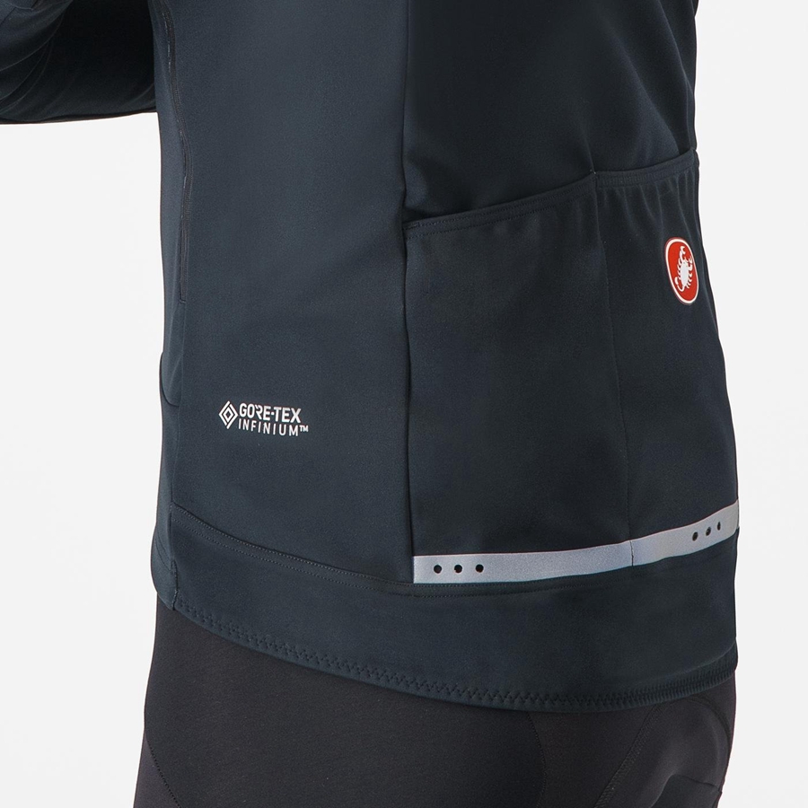 Castelli PERFETTO RoS 2 CONVERTIBLE Miesten Takit Mustat Mustat | BFGP-65493