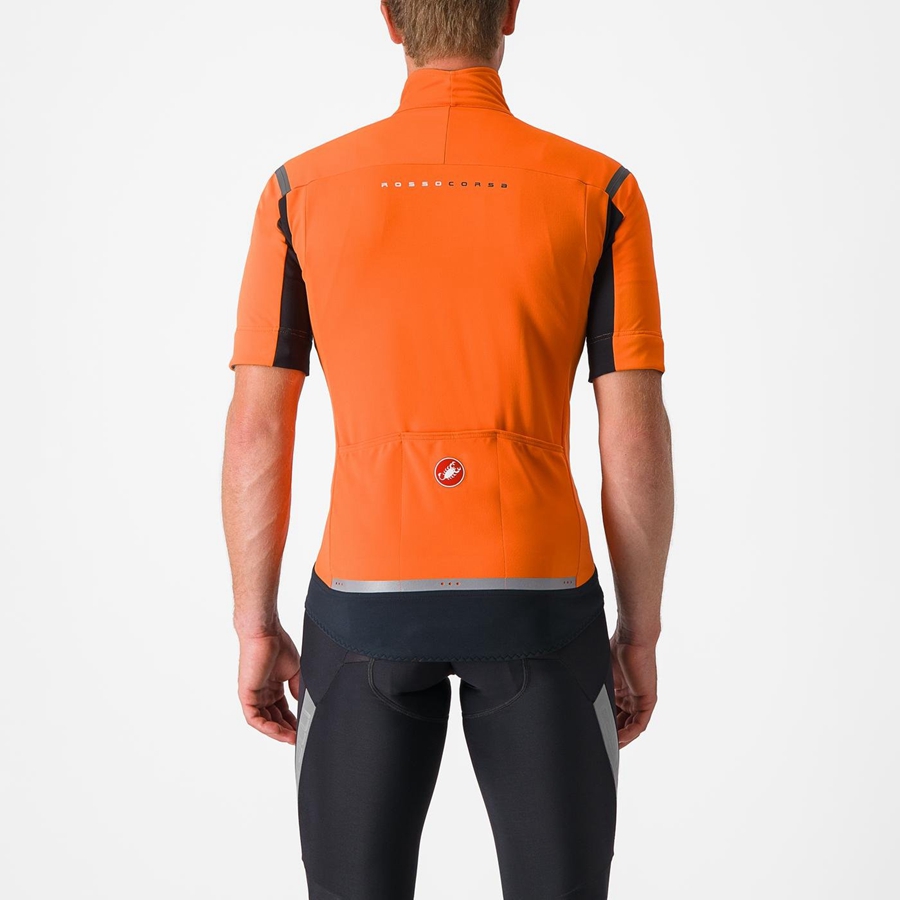 Castelli PERFETTO RoS 2 CONVERTIBLE Miesten Takit Punainen Oranssi Tummanharmaat | IGCJ-03529