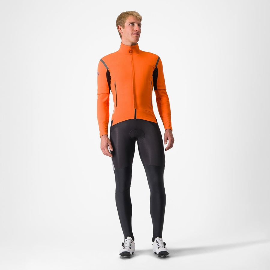 Castelli PERFETTO RoS 2 CONVERTIBLE Miesten Takit Punainen Oranssi Tummanharmaat | IGCJ-03529