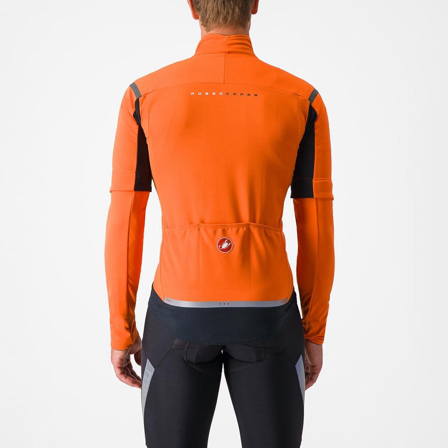 Castelli PERFETTO RoS 2 CONVERTIBLE Miesten Takit Punainen Oranssi Tummanharmaat | IGCJ-03529