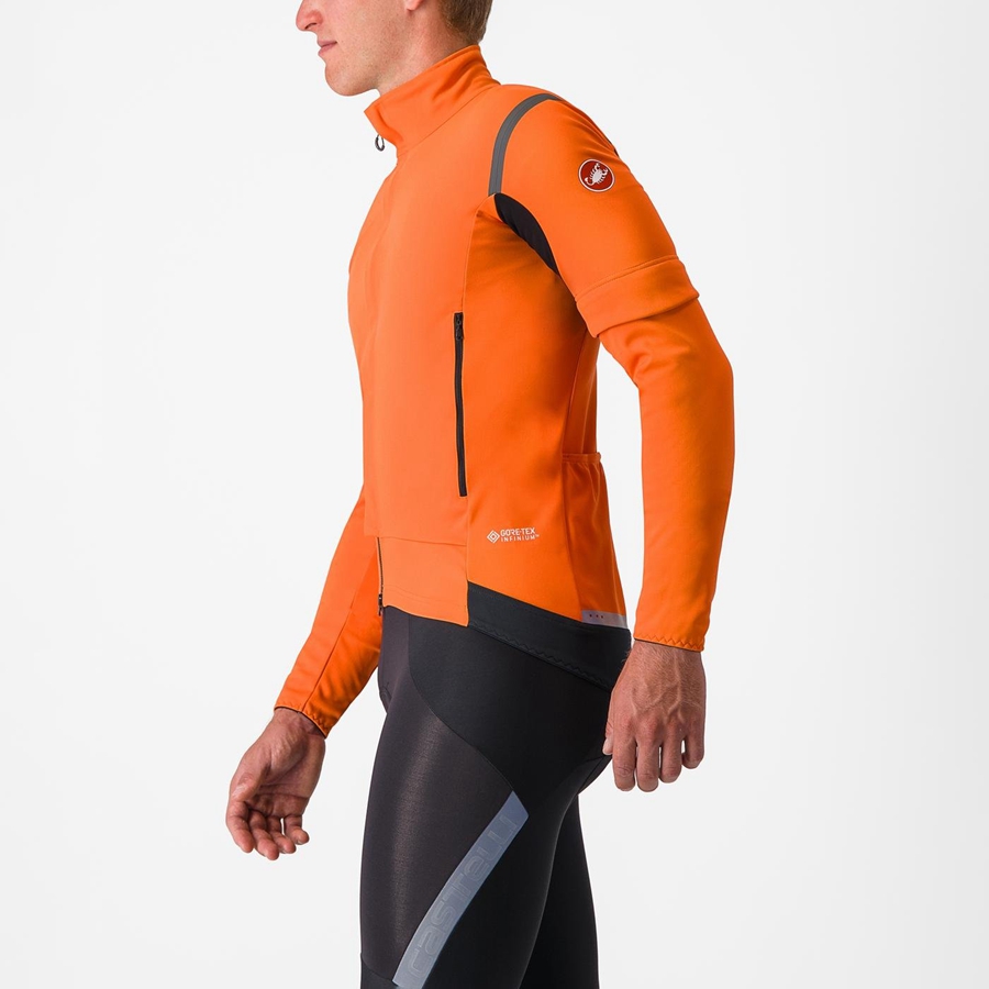 Castelli PERFETTO RoS 2 CONVERTIBLE Miesten Takit Punainen Oranssi Tummanharmaat | IGCJ-03529