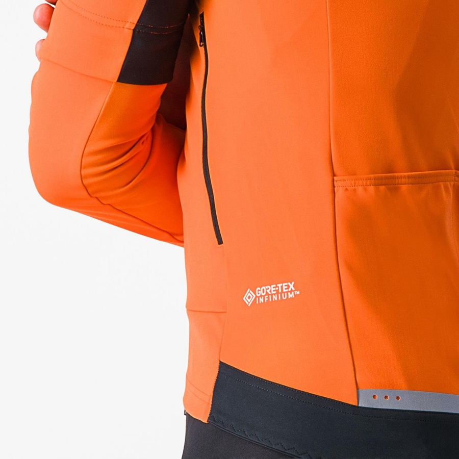 Castelli PERFETTO RoS 2 CONVERTIBLE Miesten Takit Punainen Oranssi Tummanharmaat | IGCJ-03529