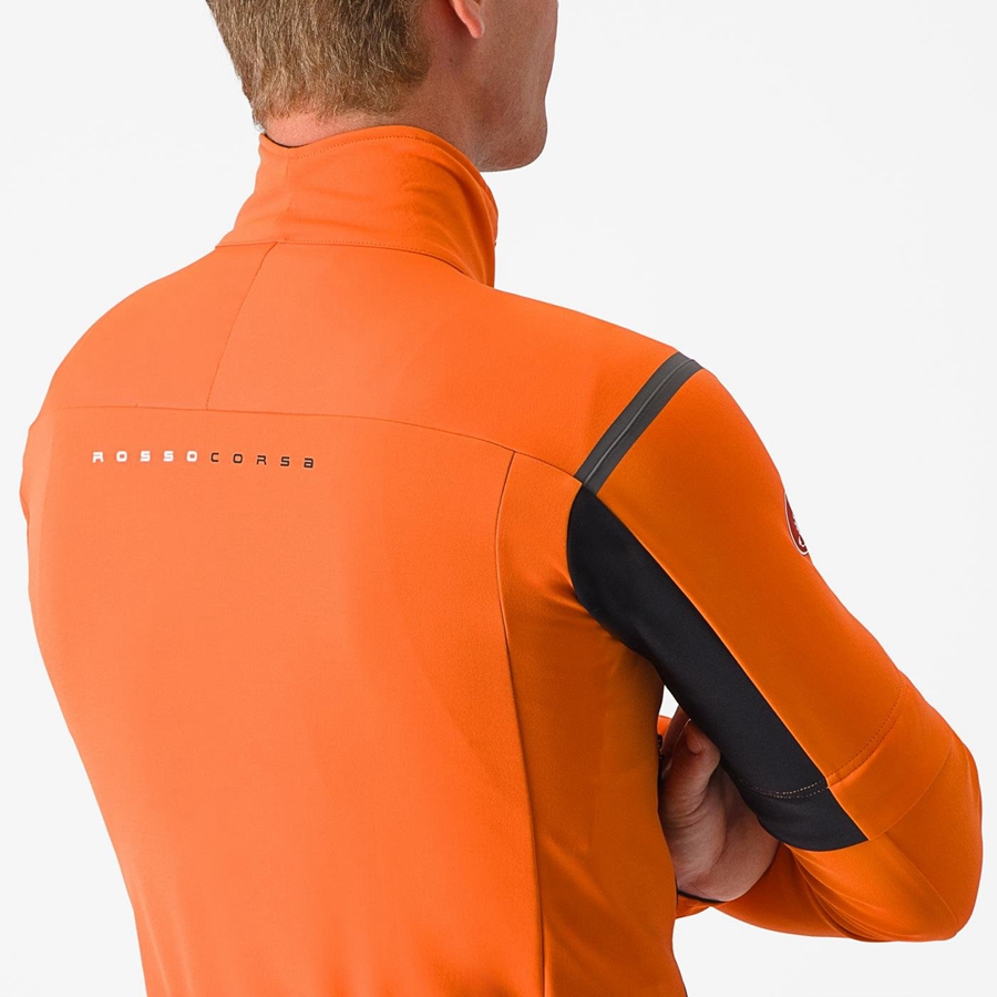 Castelli PERFETTO RoS 2 CONVERTIBLE Miesten Takit Punainen Oranssi Tummanharmaat | IGCJ-03529