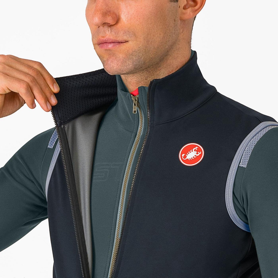 Castelli PERFETTO RoS 2 Miesten Liivi Mustat | BCNY-43178