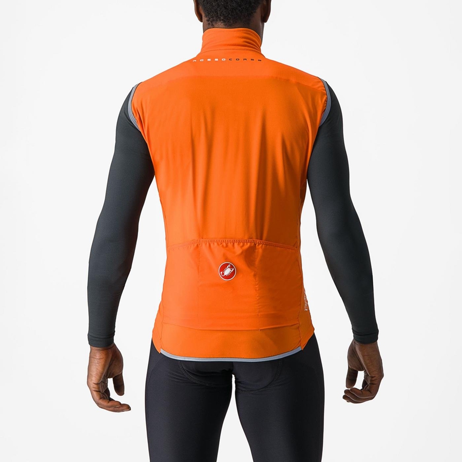 Castelli PERFETTO RoS 2 Miesten Liivi Punainen Oranssi | YLOQ-50867