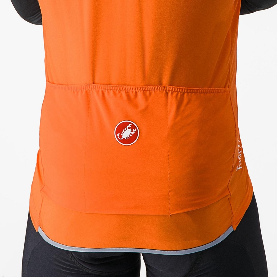 Castelli PERFETTO RoS 2 Miesten Liivi Punainen Oranssi | YLOQ-50867