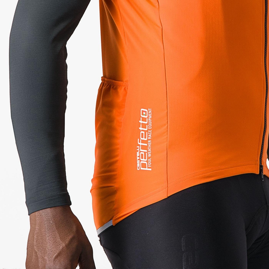 Castelli PERFETTO RoS 2 Miesten Liivi Punainen Oranssi | YLOQ-50867