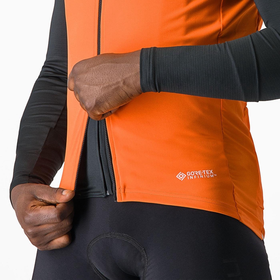 Castelli PERFETTO RoS 2 Miesten Liivi Punainen Oranssi | YLOQ-50867