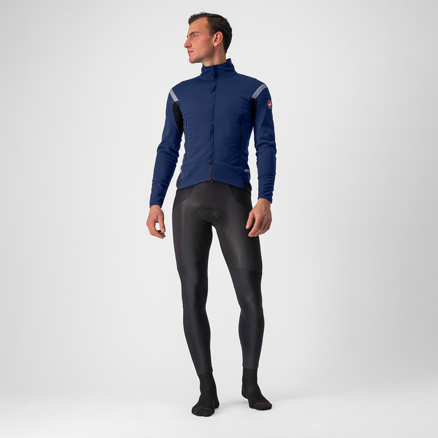 Castelli PERFETTO RoS 2 Miesten Takit Sininen Hopea | NUIB-14972