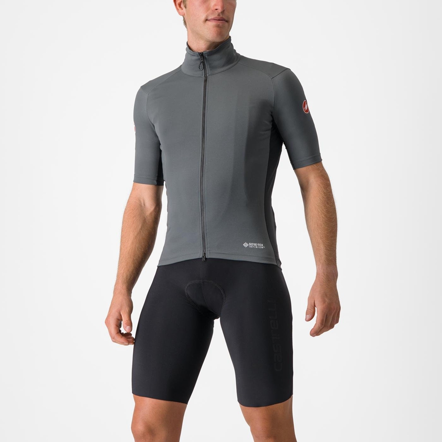 Castelli PERFETTO RoS 2 WIND Miesten Takit Harmaat | SIZL-05391