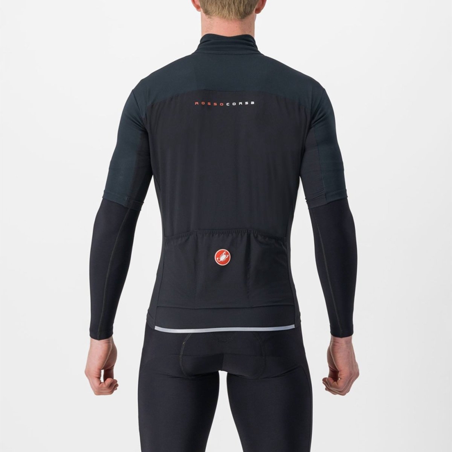 Castelli PERFETTO RoS 2 WIND Miesten Takit Mustat | BXPO-04523