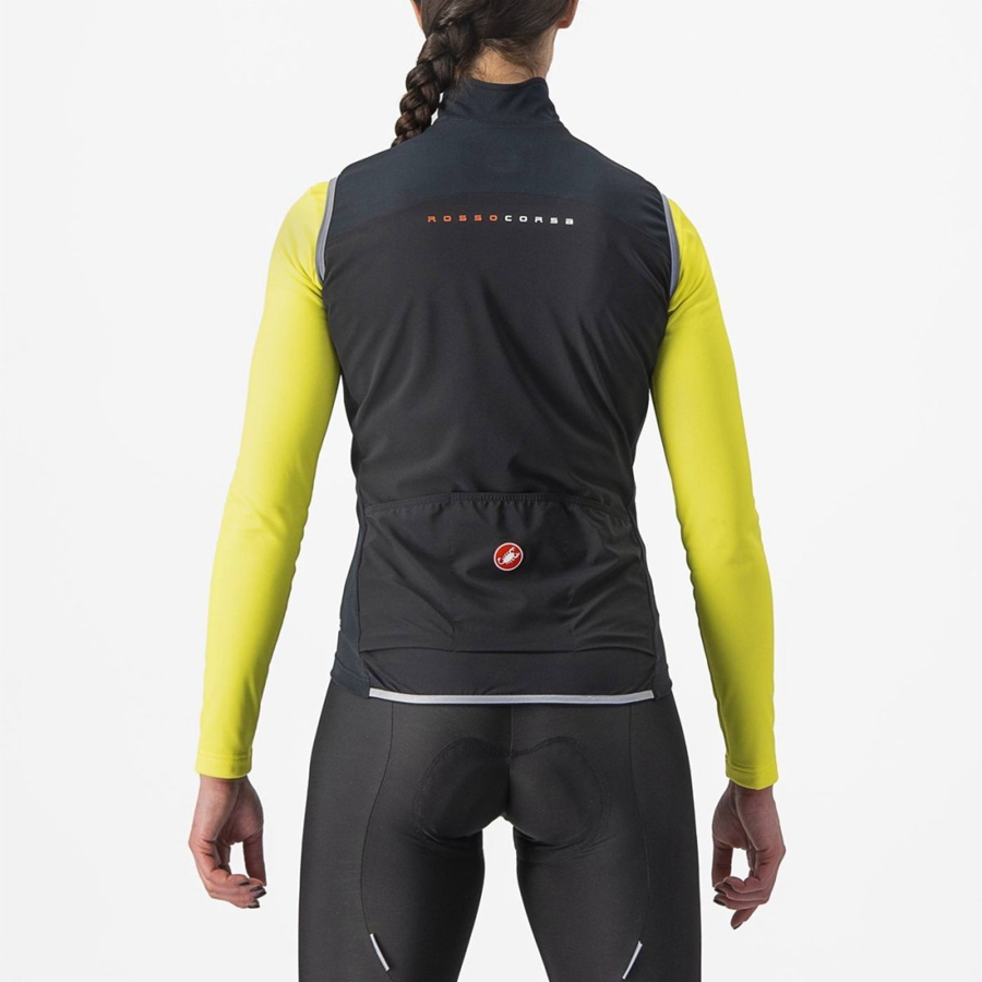 Castelli PERFETTO RoS 2 W Naisten Liivi Mustat | PIFK-26593