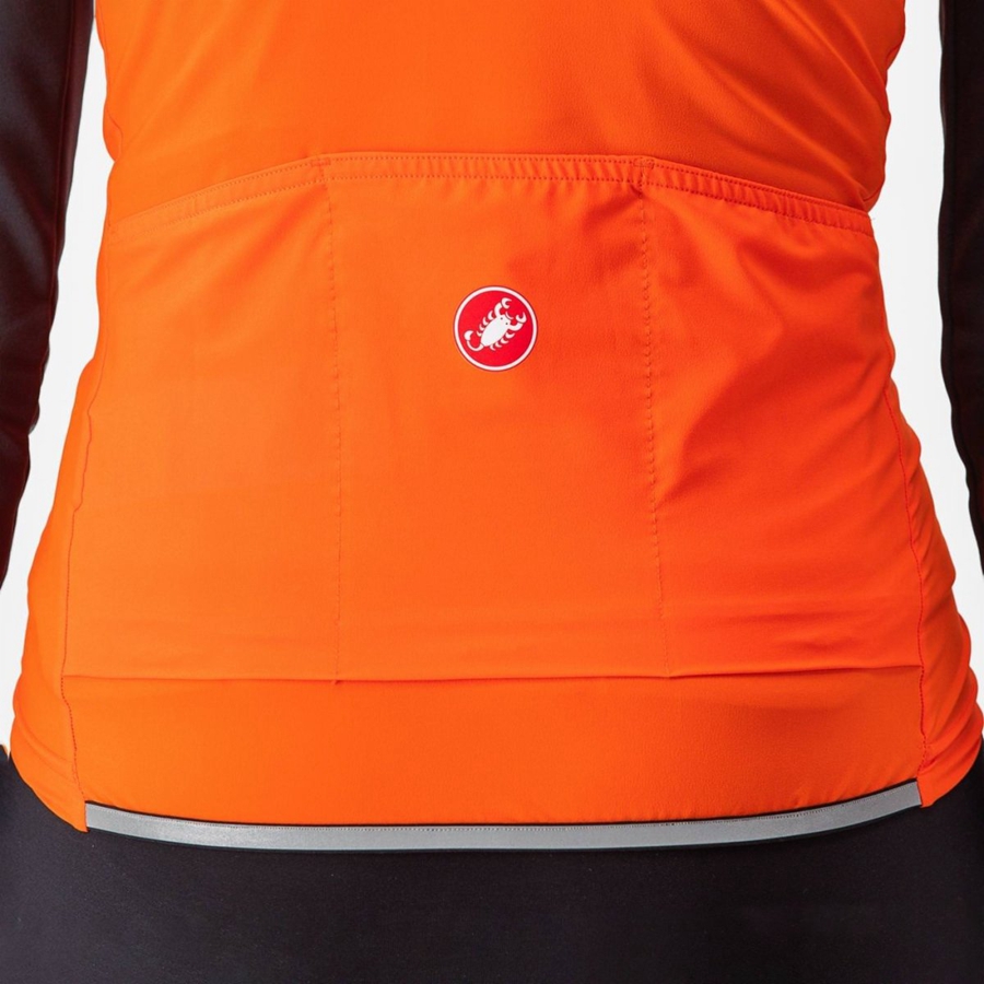 Castelli PERFETTO RoS 2 W Naisten Liivi Punainen Oranssi | NZPW-56294