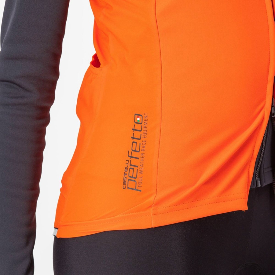 Castelli PERFETTO RoS 2 W Naisten Liivi Punainen Oranssi | NZPW-56294