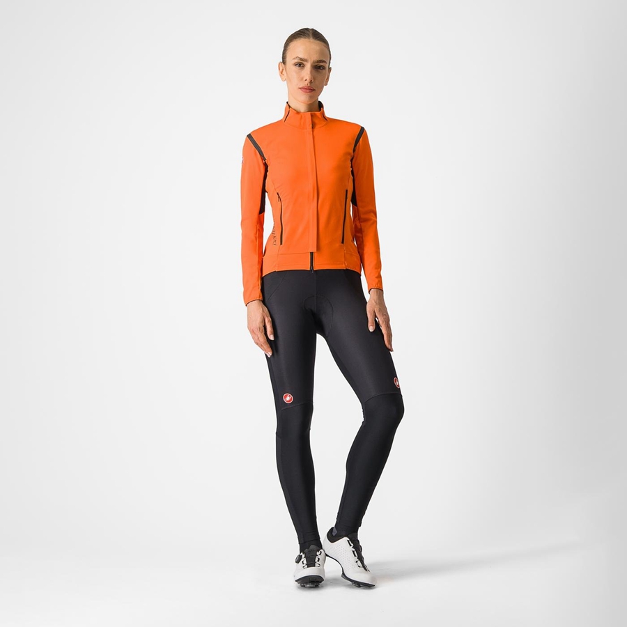 Castelli PERFETTO RoS 2 W Naisten Takit Punainen Oranssi Mustat | TPVK-47019