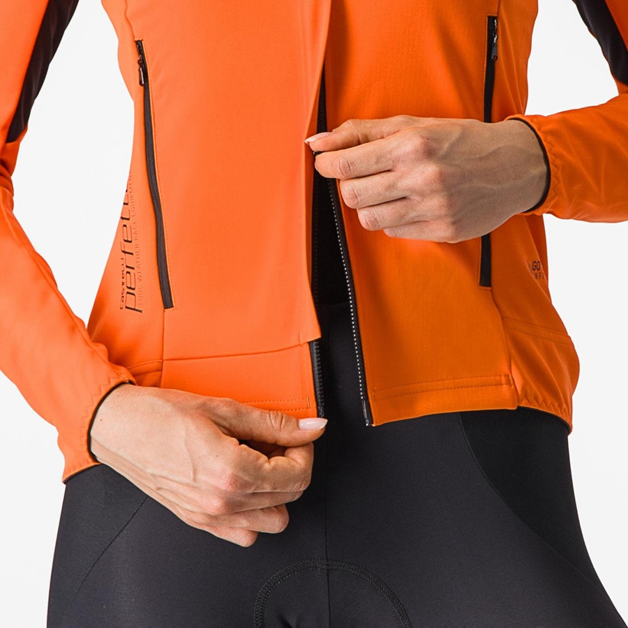 Castelli PERFETTO RoS 2 W Naisten Takit Punainen Oranssi Mustat | TPVK-47019