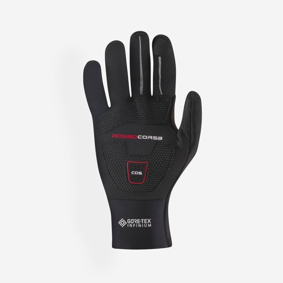 Castelli PERFETTO RoS Miesten Käsineet Mustat | GSXN-73069