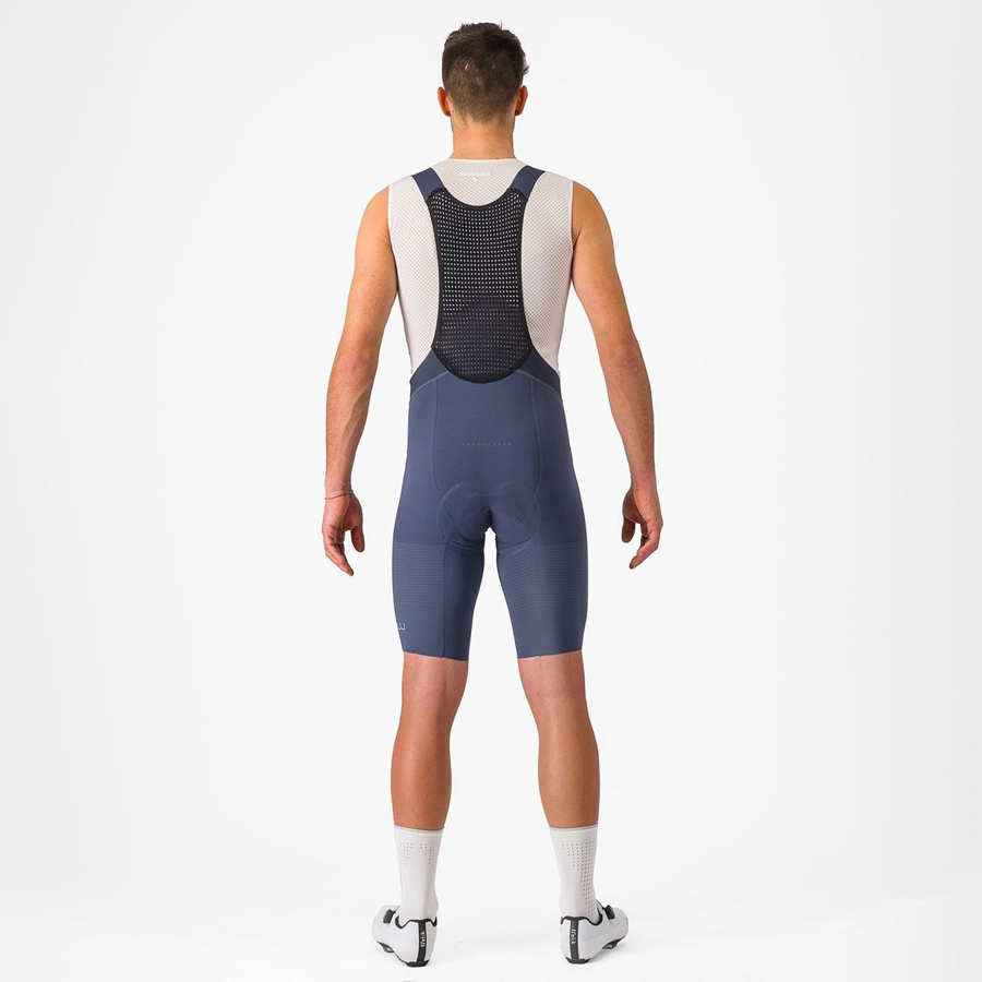 Castelli PREMIO Miesten Bib Shortsit Sininen Harmaat Sininen | WNXZ-32067