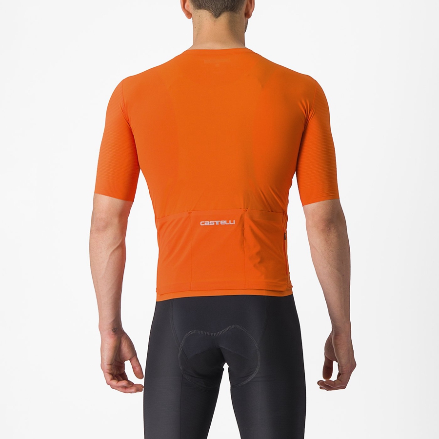 Castelli PREMIO Miesten Pelipaita Oranssi Punainen | LJYD-98370