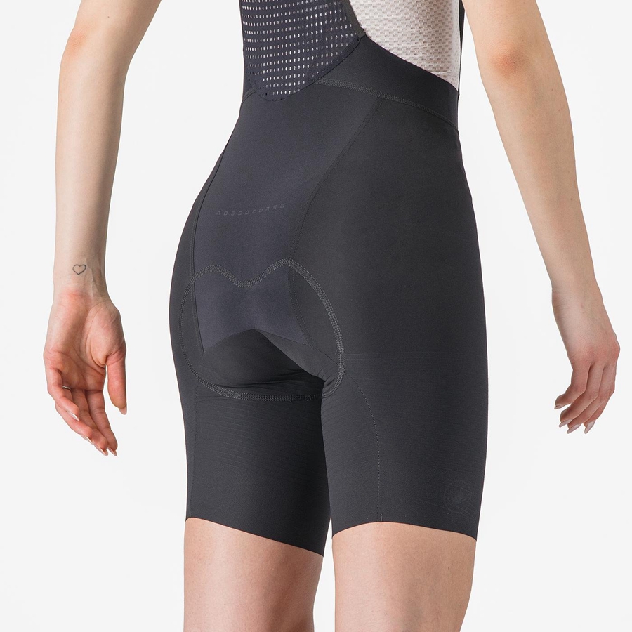 Castelli PREMIO W Naisten Bib Shortsit Mustat | FZAY-24839