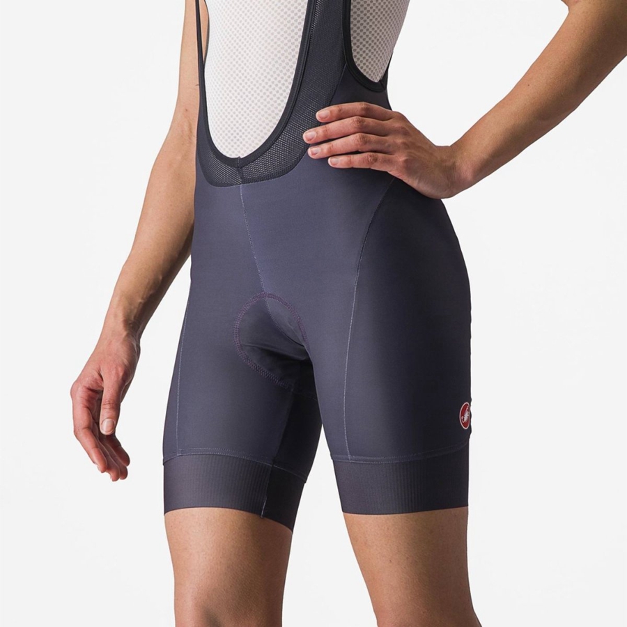 Castelli PRIMA Naisten Bib Shortsit Mustat | DWOM-76915