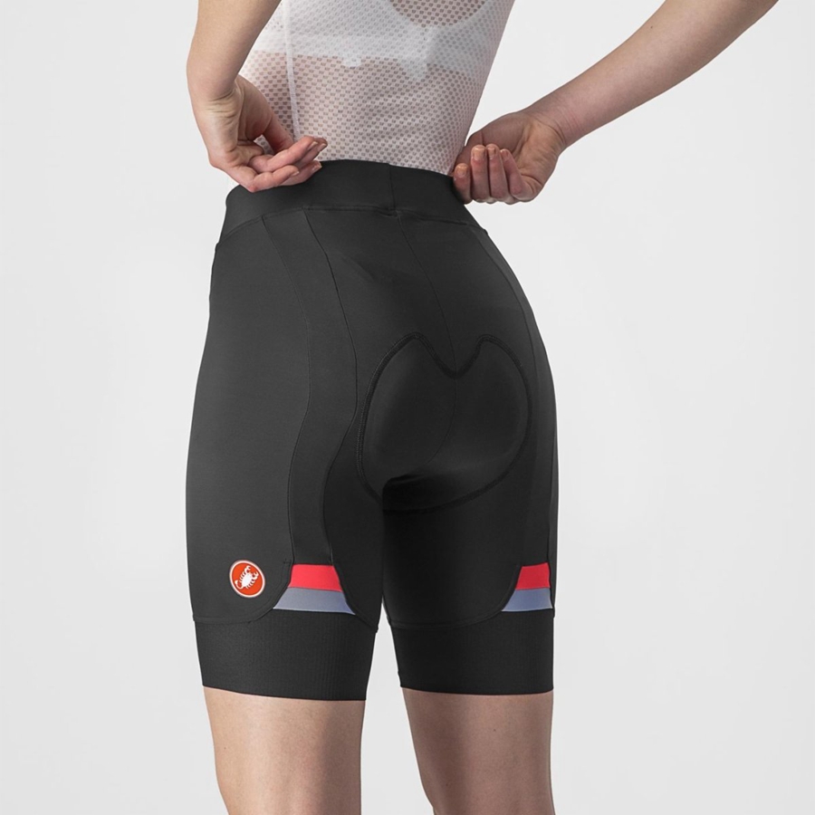 Castelli PRIMA Naisten Shortsit Mustat | PCKV-34170