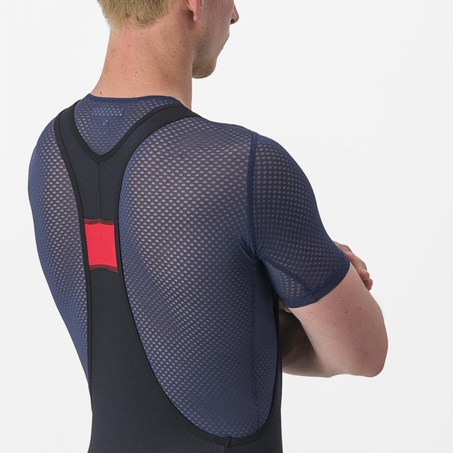 Castelli PRO MESH 2.0 SHORT SLEEVE Miesten Base Layer Sininen | CHIB-79462