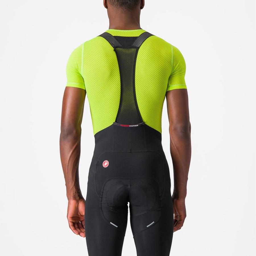 Castelli PRO MESH 2.0 SHORT SLEEVE Miesten Base Layer Vaaleanvihreä | DZYW-60827