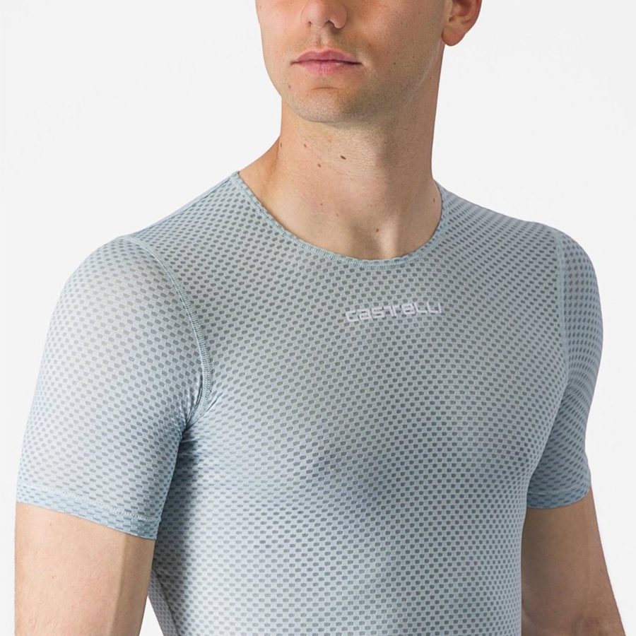 Castelli PRO MESH 2.0 SHORT SLEEVE Miesten Base Layer Sininen | JVAD-05387