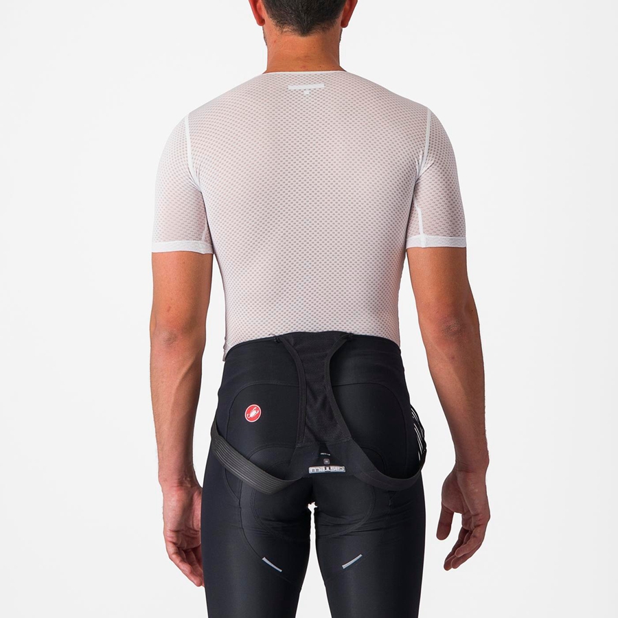 Castelli PRO MESH 2.0 SHORT SLEEVE Miesten Base Layer Valkoinen | OPEC-26095