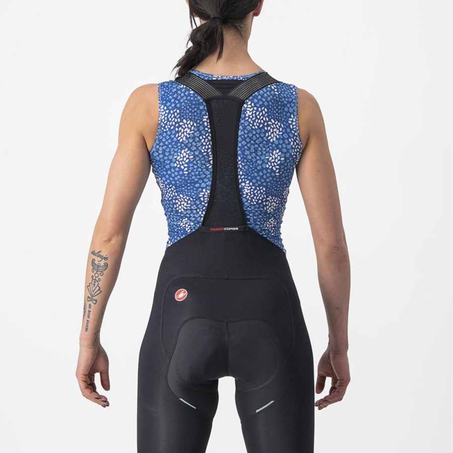 Castelli PRO MESH 4 W SLEEVELESS Naisten Base Layer Sininen | RUEA-06798