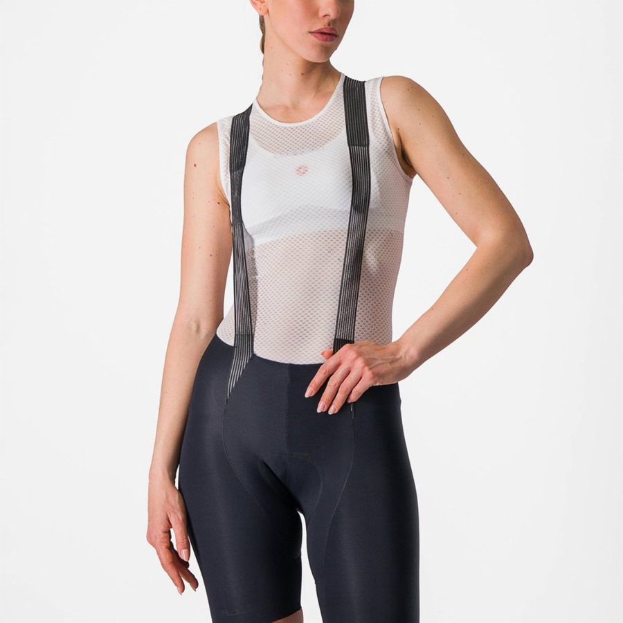 Castelli PRO MESH W SLEEVELESS Naisten Base Layer Valkoinen | RDQL-37452