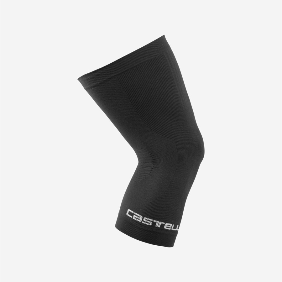 Castelli PRO SEAMLESS KNEE WARMER Miesten Jalkojen Lämmitin Mustat | FLZR-79380